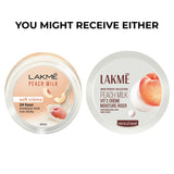 Lakmē Peach Ceramide Moisturizer with Hyaluronic, For Dry Skin, Normal Skin & Sensitive Skin 50g