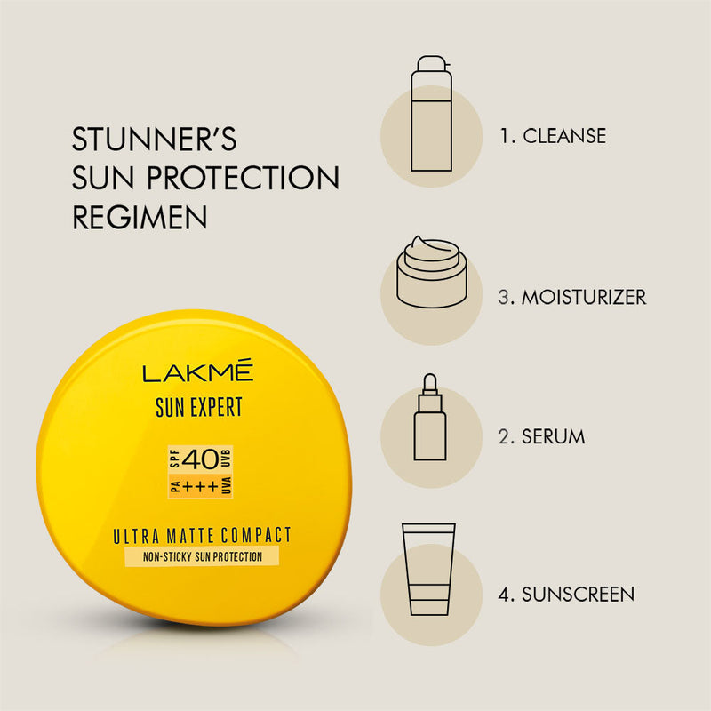Lakmē Sun Expert Ultra Matte SPF 40 PA+++ Compact - 7 g