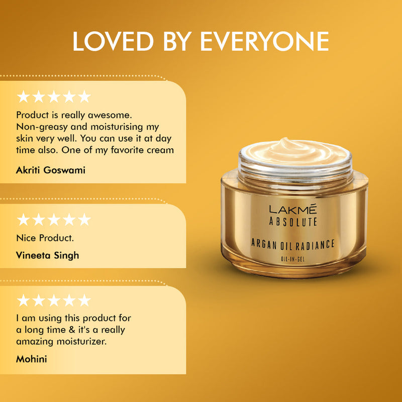 Lakmē Absolute Argan Oil Radiance Oil-in-Gel