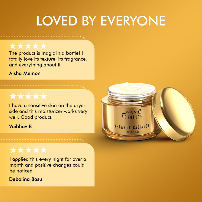 Lakmē Absolute Argan Oil Radiance Oil-in-Crème