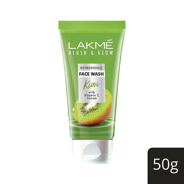 Lakmē Blush & Glow Kiwi Freshness Gel Face Wash with Kiwi Extracts, 50 g