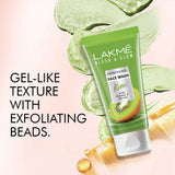 Lakmē Blush & Glow Refreshing Face Wash with Vitamin C Serum and Kiwi Fruit Extracts, 150gm