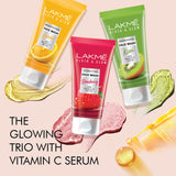 Lakmē Blush & Glow Brightening Face Wash with Vitamin C Serum and Lemon Fruit Extracts, 150gm