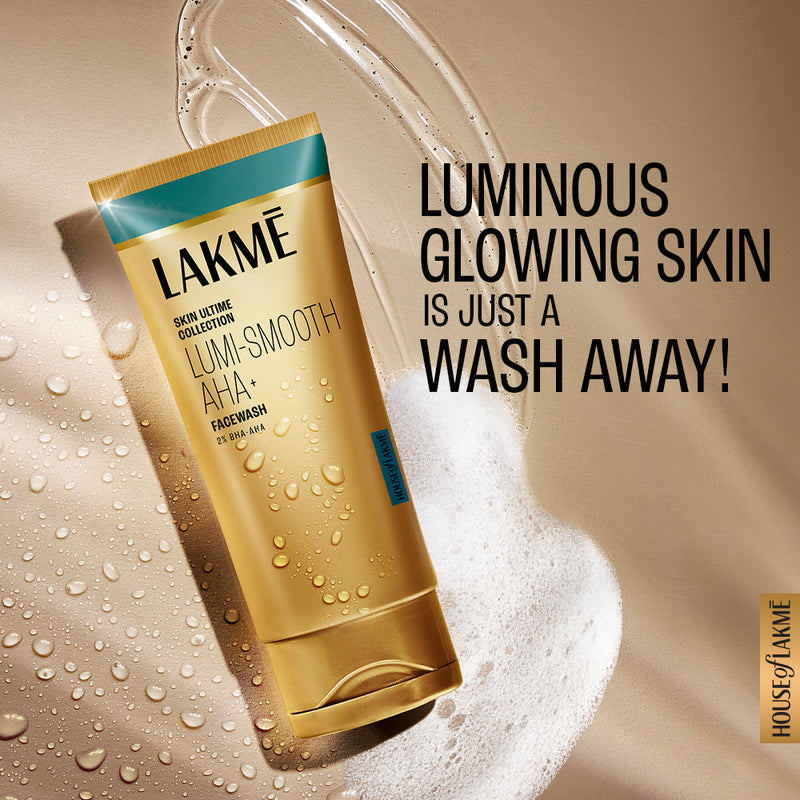 Lakmē Lumi-Smooth AHA+ Facewash with 2% Salicylic Acid-Lactic Acid