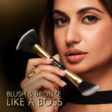 Lakmē Absolute Makeup Master Tools -  Dual Ended Blush and Contour Brush